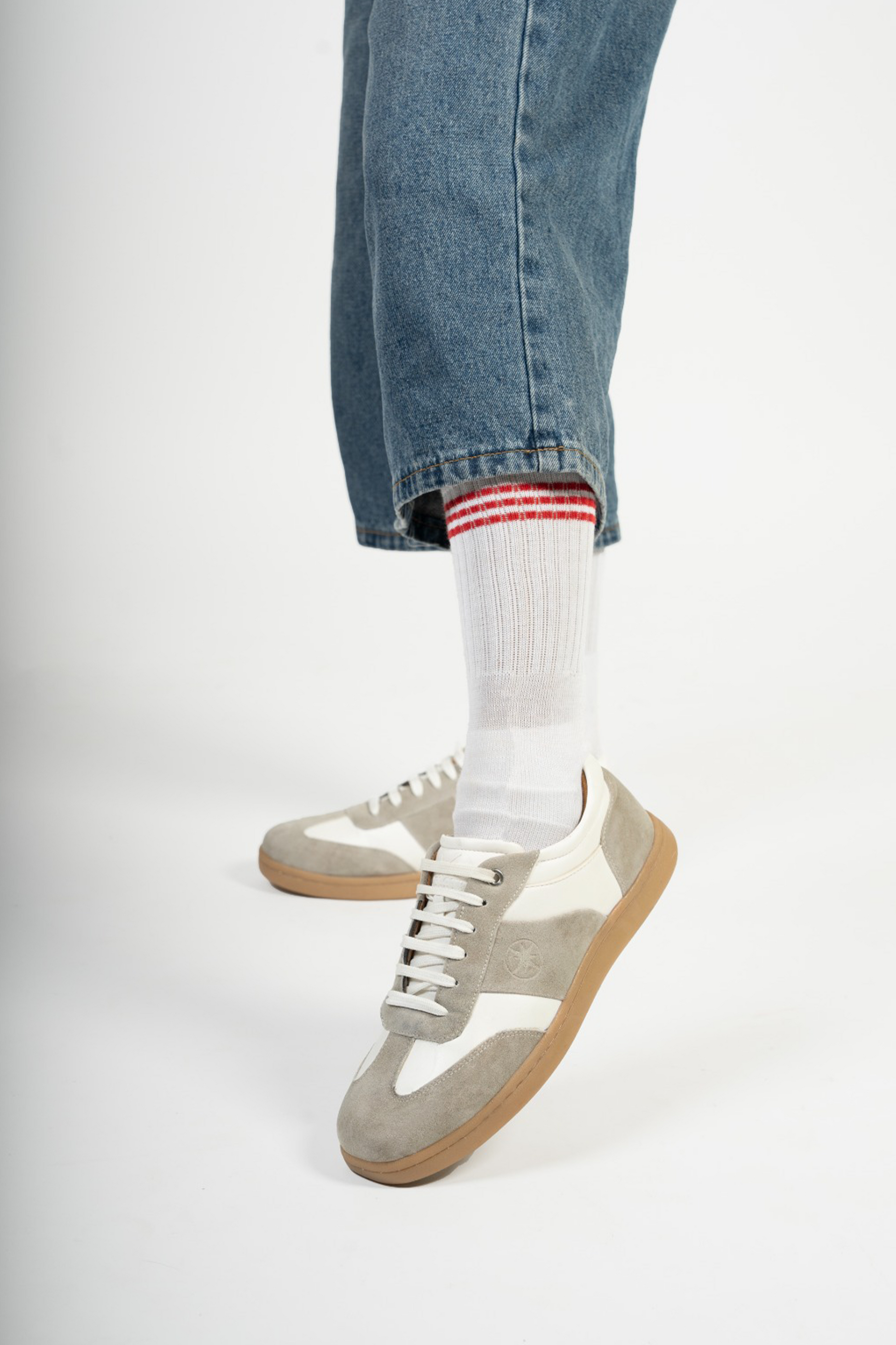 Astra Grey-White – Sneaker - Melotte